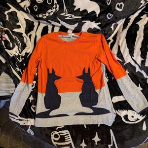 Crown and Ivy Size Small Fox Sweater